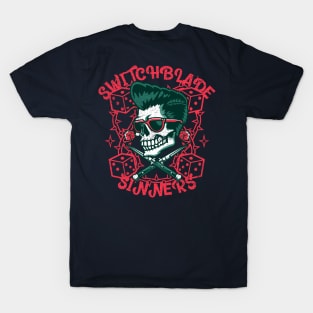 Cool Vintage "Switchblade Sinners" Rockabilly T-Shirt